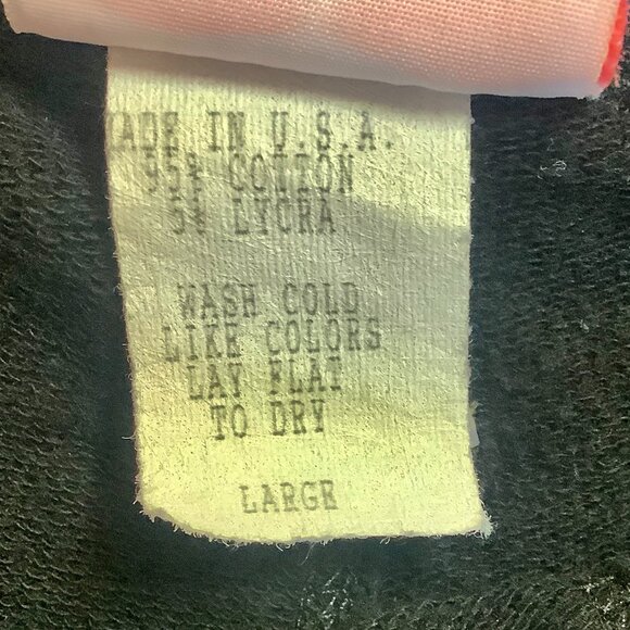 Short Shorts Bija Black Elastic Waist Large - Picture 7 of 7